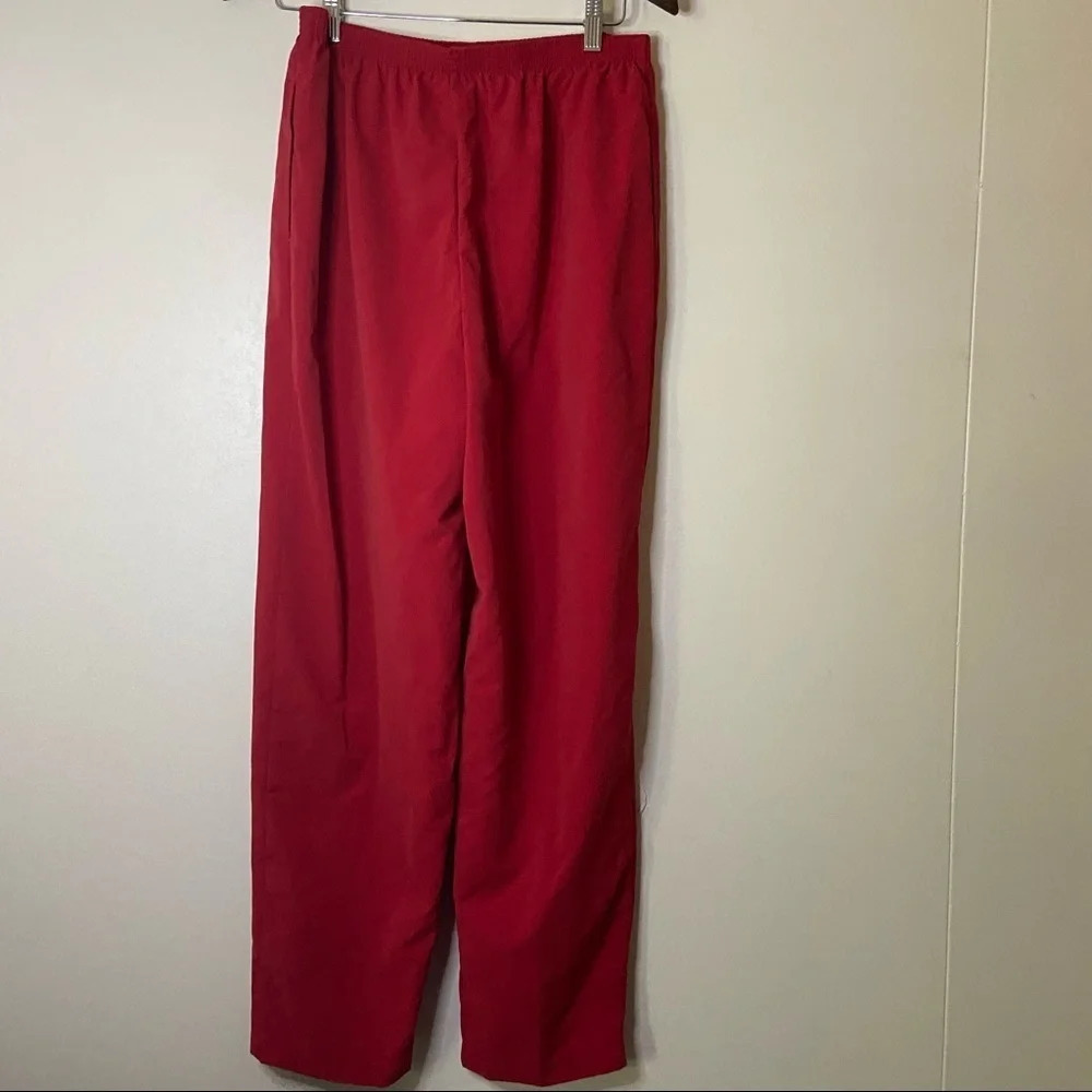Vintage TEDDI Joggers Streetwear Gorpcore Pants Pull On Red Athletic 80’s XL - Picture 10 of 11